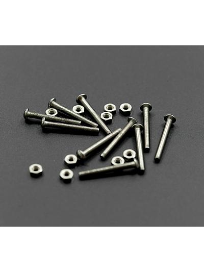 10 sets M3x25 screw low profile hex head cap screw