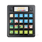 Waveshare MK20 AI Voice Control Panel – 20 Macro Keys, 2.8" Display, Dual Knobs, Linux/QMK - Image 1