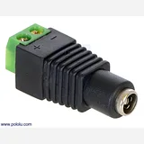 DC Barrel Jack to 2-Pin Terminal Block Adapter - Image 1