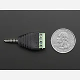 3.5mm (1/8) 4-Pole (TRRS) Audio Plug Terminal Block - Image 4