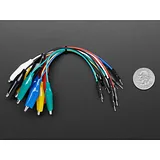 Small Alligator Clip to Male Jumper Wire Bundle - 12 Pieces - Image 6