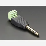 1/4 (6.35mm) Stereo Plug Terminal Block - Image 1