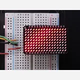 Adafruit LED Charlieplexed Matrix - 9x16 LEDs - Red - Image 4