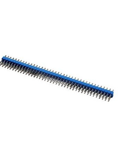 0.100 (2.54 mm) Breakaway Male Header: 2x40-Pin, Straight Blue