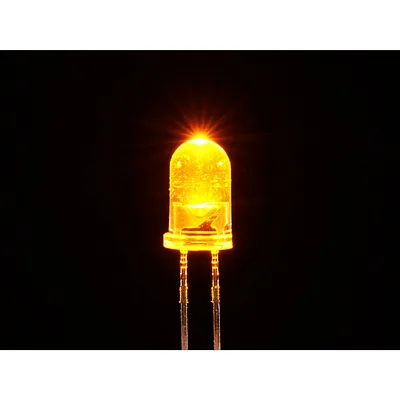 Super Bright Yellow 5mm LED (25 pack)