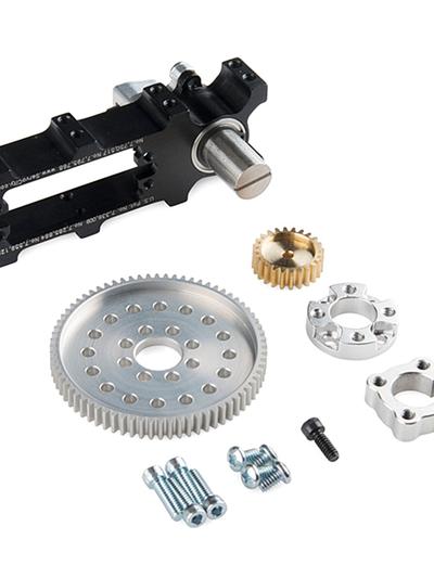 Channel Mount Gearbox Kit - Standard Rotation (7:1 Ratio)