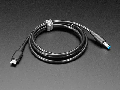 USB Type C 3.1 PD to 5.5mm Barrel Jack Cable - 15V 5A Output
