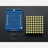 Adafruit Small 1.2 8x8 LED Matrix w/I2C Backpack - Ultra Bright White - Image 3