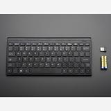Mini Wireless Keyboard - Black w/ Batteries - Image 4