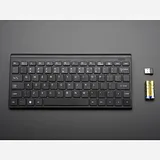 Mini Wireless Keyboard - Black w/ Batteries - Image 4