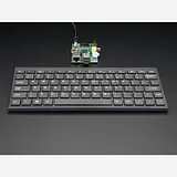 Mini Wireless Keyboard - Black w/ Batteries - Image 5