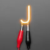 Alphabet LED Filament - Warm White Letter "J" - Image 1