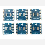 Adafruit SMT breakout PCB for SOIC or TSSOP - various sizes - 14 pin - pack of six - Image 3