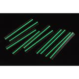 Arduino Male Pin Headers | 0.1 (2.54 mm) Straight Green - Image 1