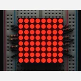 Small 1.2 8x8 Ultra Bright Red LED Matrix [KWM-30881CVB] - Image 1