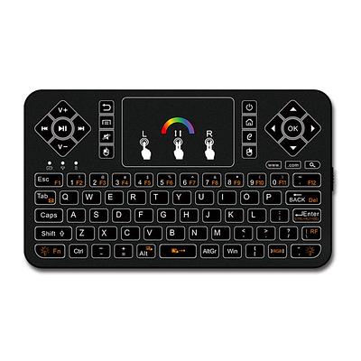 Raspberry Pi 3/2B/Zero Mini Portable 2.4GHz Wireless Touchpad Keyboard with Backlight