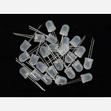Diffused White 10mm LED (25 pack) - Image 3