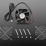 5V Square USB Fan - 8 cm - Image 3