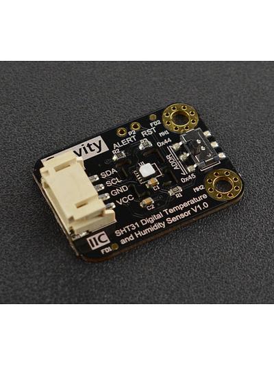 Gravity: SHT31-F Digital Temperature and Humidity Sensor