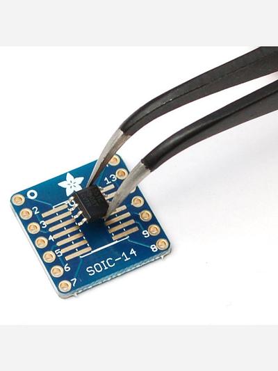 Adafruit SMT breakout PCB for SOIC or TSSOP - various sizes - 14 pin - pack of six