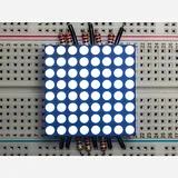 Small 1.2 8x8 Ultra Bright White LED Matrix [KWM-30881CWB] - Image 2