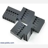 0.1 (2.54mm) Crimp Connector Housing: 2x6-Pin 5-Pack - Image 2