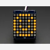 Adafruit Mini 0.7 8x8 LED Matrix w/I2C Backpack - Yellow - Image 2