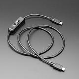 USB Type C Sync Data Cable with On-Off Switch - 1 meter long - Image 1