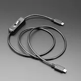 USB Type C Sync Data Cable with On-Off Switch - 1 meter long - Image 1