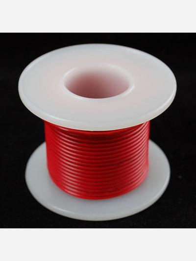 Solid-Core Wire Spool - 25ft - 22AWG - Red
