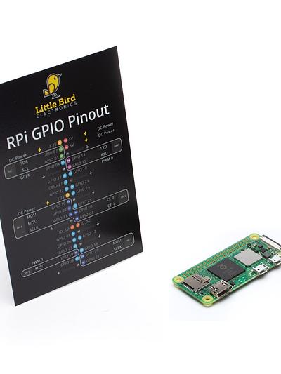Raspberry Pi Zero 2 W with GPIO card