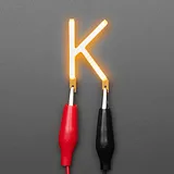 Alphabet LED Filament - Warm White Letter "K" - Image 1