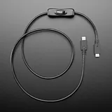 USB Type C Sync Data Cable with On-Off Switch - 1 meter long - Image 2