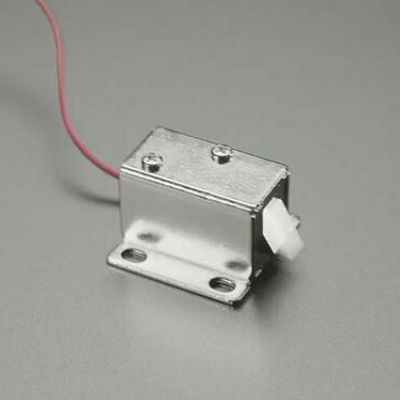 Small Lock-style Solenoid 6VDC @ 600mAh with 2-pin JST