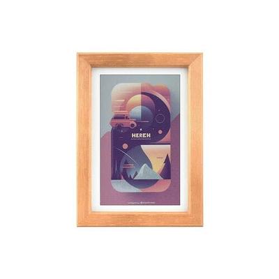 7.3inch ACeP  7-Color E-Paper with Solid Wood Photo Frame, Ultra-long Standby, 800 × 480 Resolution, Batteries Optional