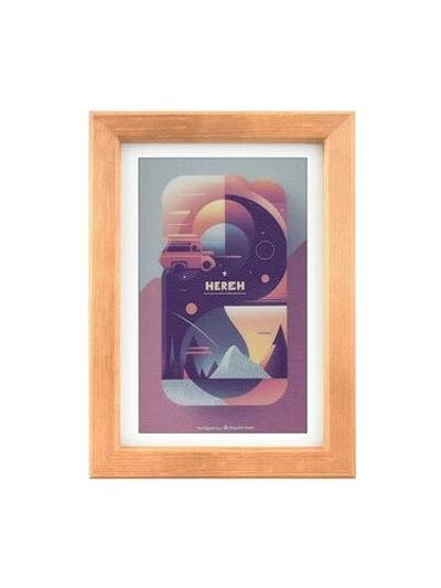 7.3inch ACeP  7-Color E-Paper with Solid Wood Photo Frame, Ultra-long Standby, 800 × 480 Resolution, Batteries Optional