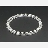 NeoPixel Ring - 24 x 5050 RGBW LEDs w/ Integrated Drivers - Warm White - ~3000K - Image 3