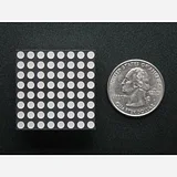 Small 1.2 8x8 Ultra Bright Yellow-Green LED Matrix [KWM-30881CUGB] - Image 3