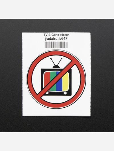 TV-B-Gone - Sticker!