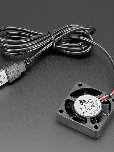 5V Square USB Fan - 4 cm