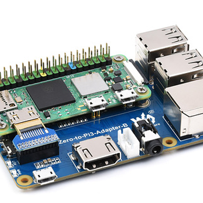 Raspberry Pi Zero 2W To 3B Adapter with Zero 2WH