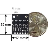 QTRX-HD-04A Reflectance Sensor Array: 4-Channel, 4mm Pitch, Analog Output, Low Current - Image 3