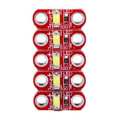 E-Textiles LED module 5pcs White