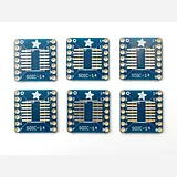 Adafruit SMT breakout PCB for SOIC or TSSOP - various sizes - 14 pin - pack of six - Image 4
