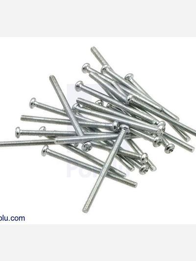 Machine Screw: #2-56, 1 1/4 Length, Phillips (25-pack)