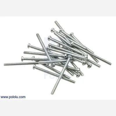 Machine Screw: #2-56, 1 1/4 Length, Phillips (25-pack)