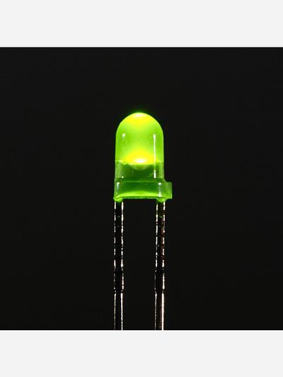 Diffused Green 3mm LED (25 pack)