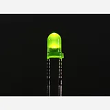 Diffused Green 3mm LED (25 pack) - Image 1