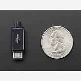USB DIY Slim Connector Shell - MicroB Plug - Image 4