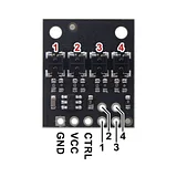 QTRX-HD-04A Reflectance Sensor Array: 4-Channel, 4mm Pitch, Analog Output, Low Current - Image 4